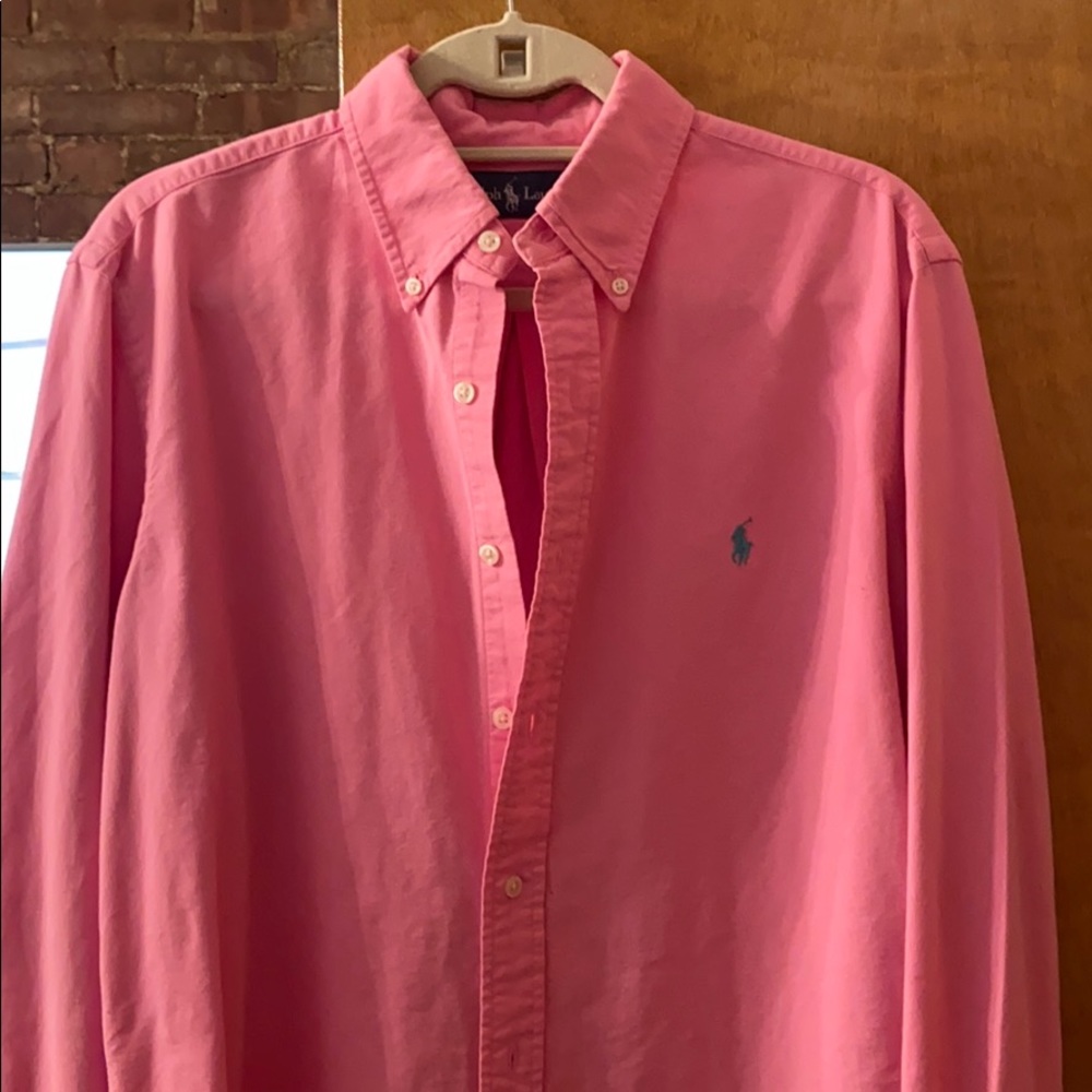 Pink button down shirt - Picture 2 of 2